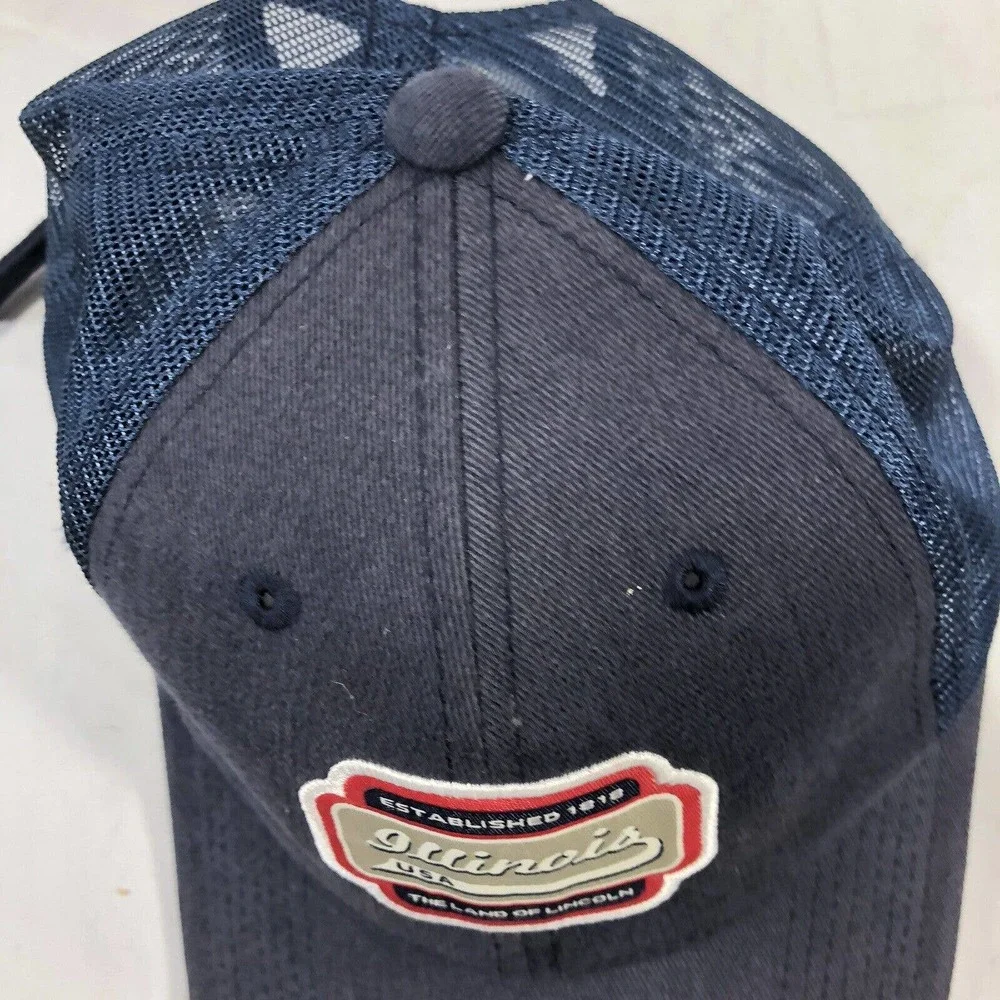 Illinois The Land of Lincoln Hat Cap by American Needle Adjustable One Size Fits